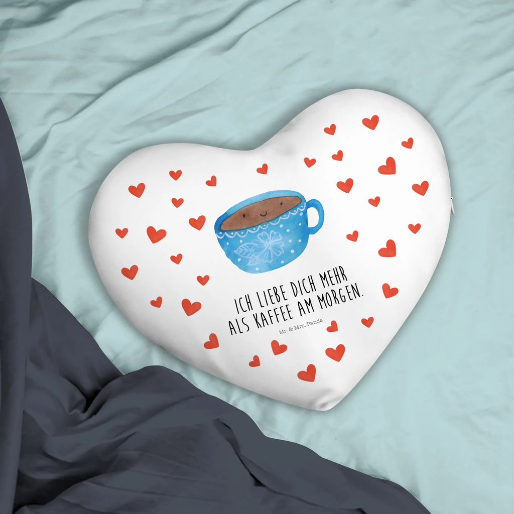 Heart cushion Coffee Cup small animals, cute, funny, cute animal motives, hand drawn, small world, funny sayings, good mood, happy, gifts, gift ideas, special gifts, animal lover, card, taste, love, cup, happiness, pleasure, Coffee