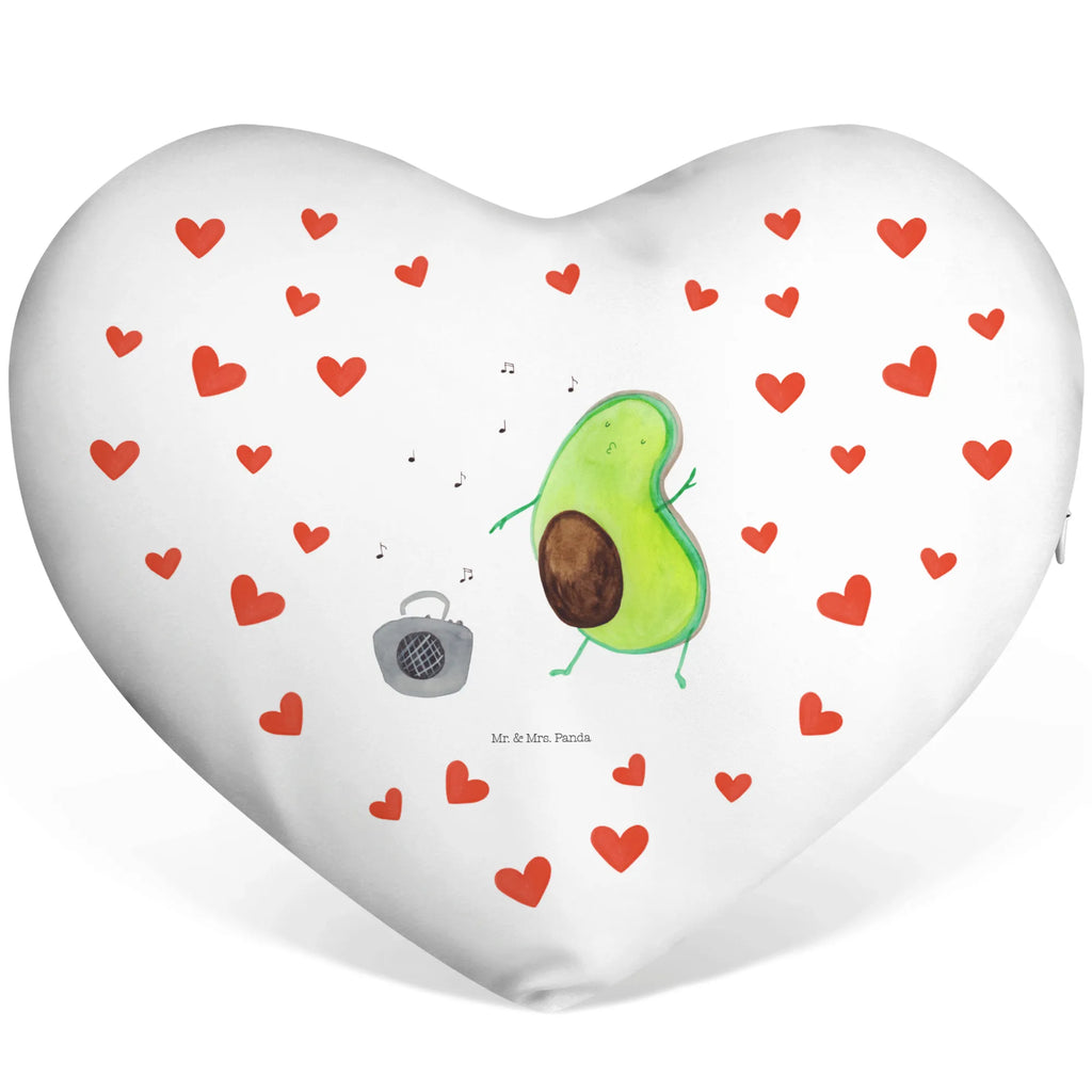 Heart cushion avocado Dance avocado, vegetables