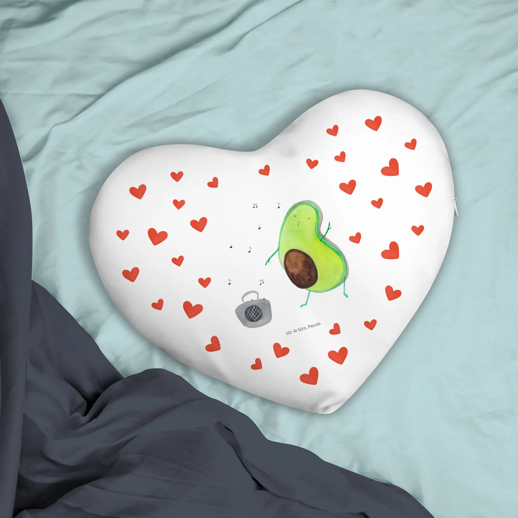 Heart cushion avocado Dance avocado, vegetables