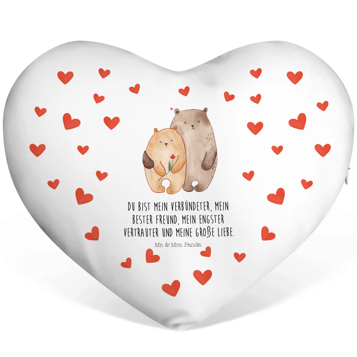 Heart cushion Bears in love Love gift, gift for her, gift for him, anniversary gift, Loving, Two, Together, Marriage, Proposal of marriage, Wedding anniversary, Proof of love, Girlfriend, Married, Anniversary, Bears, Boyfriend, Engaged, Gift Girlfriend, Gift Friend, Gift Wedding, In love