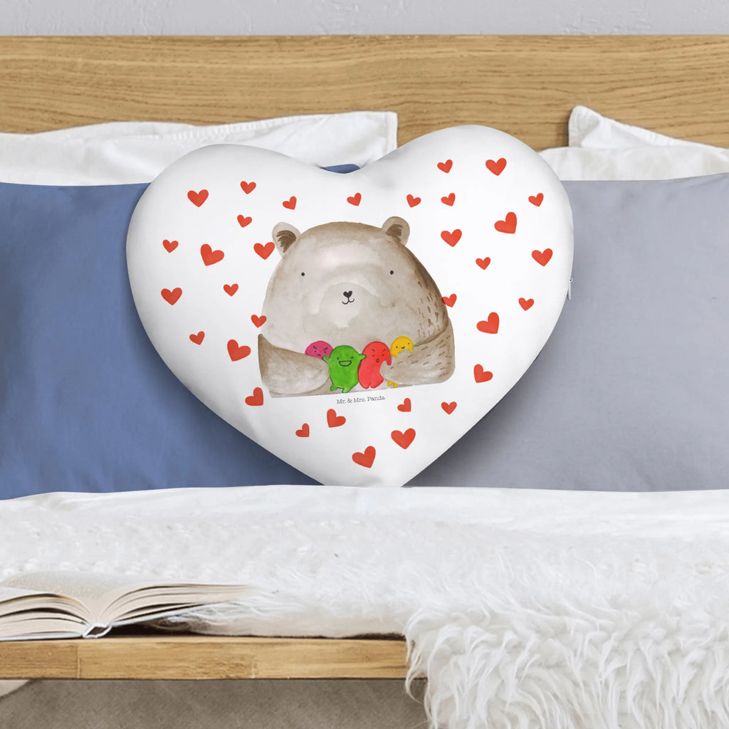 Heart cushion bear Feeling bear, teddy, teddy bear, cuddly toy, Madness, Bear