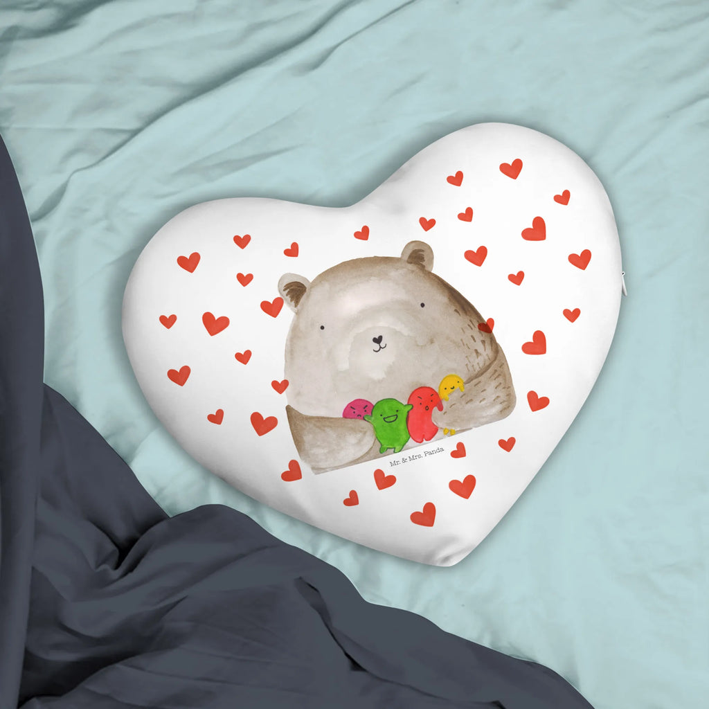 Heart cushion bear Feeling bear, teddy, teddy bear, cuddly toy, Madness, Bear