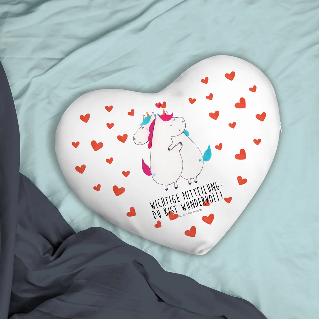 Poduszka w kształcie serca jednorożec Wiadomość Jednorożec, jednorożce, dekoracje jednorożca, jednorożec