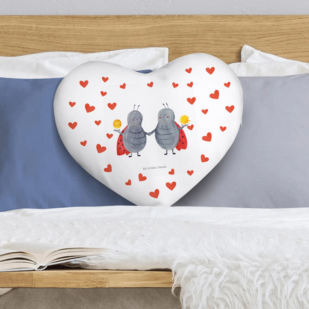 Heart cushion Star sign twin constellations, birthdays, astrology, zodiac, date of birth, month of birth, lucky beetle, twin gift, twin brother, birthday may, ladybird, gift may, gift june, twins, twin sister, twin zodiac sign