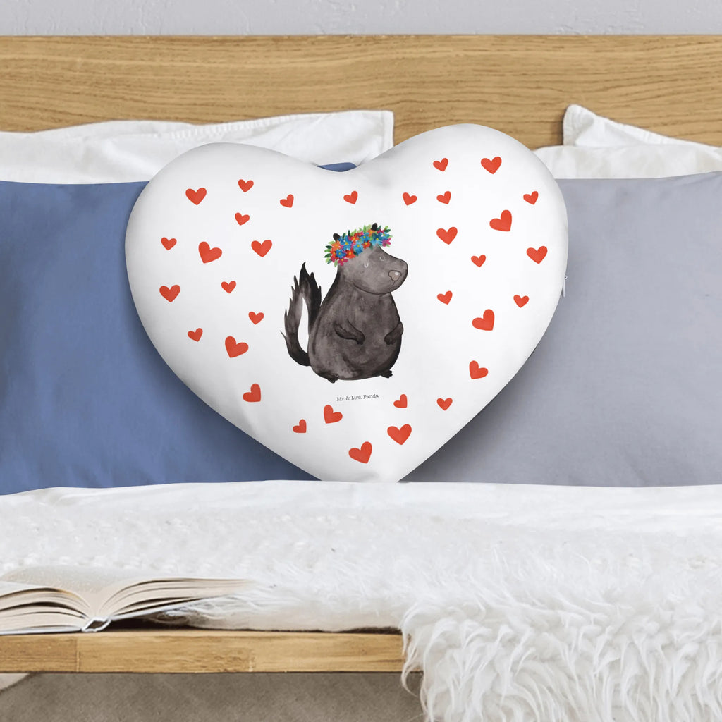 Heart cushion skunk Girl Skunk, Wild animal, Love, Yoga, Laugh, Namaste, Stinker, Live, Stinky, Predator