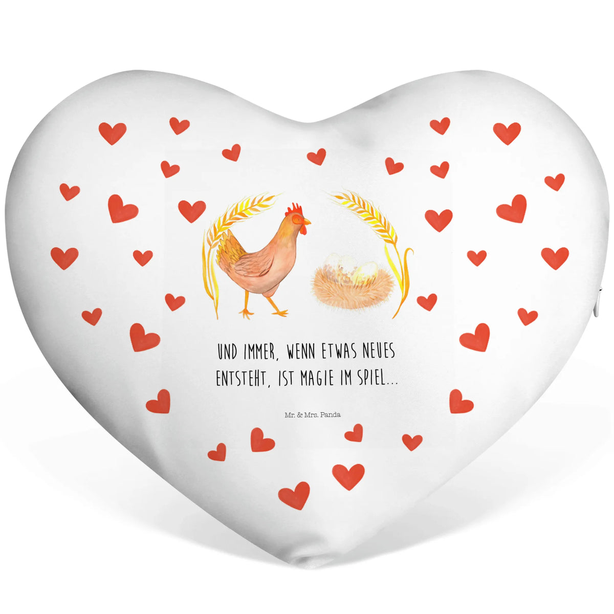 Heart cushion Chicken Proud farm, farm animals, animals, magic, hen, eggs, chicken, motivation, country life, cock, birth, yard, pregnancy, saying