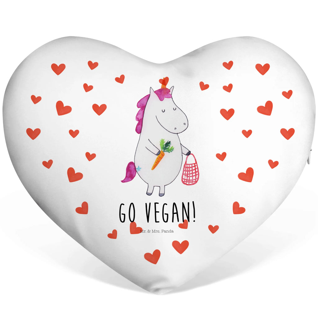 Poduszka w kształcie serca Jednorożec Wegański Jednorożec, jednorożce, dekoracje jednorożca, jednorożec