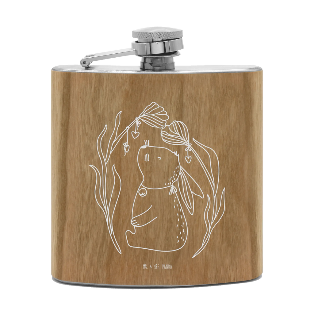 Hipflask Hare flower Easter, Easter bunny, birth, first child, hope, Bunny, baptism, pregnancy, christening gift, rabbit, birthday, child's birthday, dreams, child