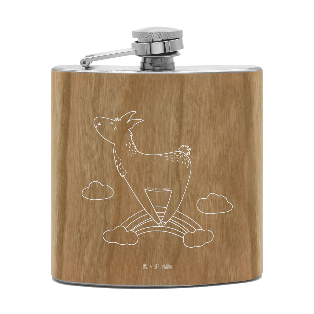 Hipflask lama rainbow Llama, llama, alpaca, trendy animal, Outsider, Self-employed, Haters gonna hate, Freedom, Lamas, Hobby, School, Lama, Abi, Cloud country, Rainbow, Haters