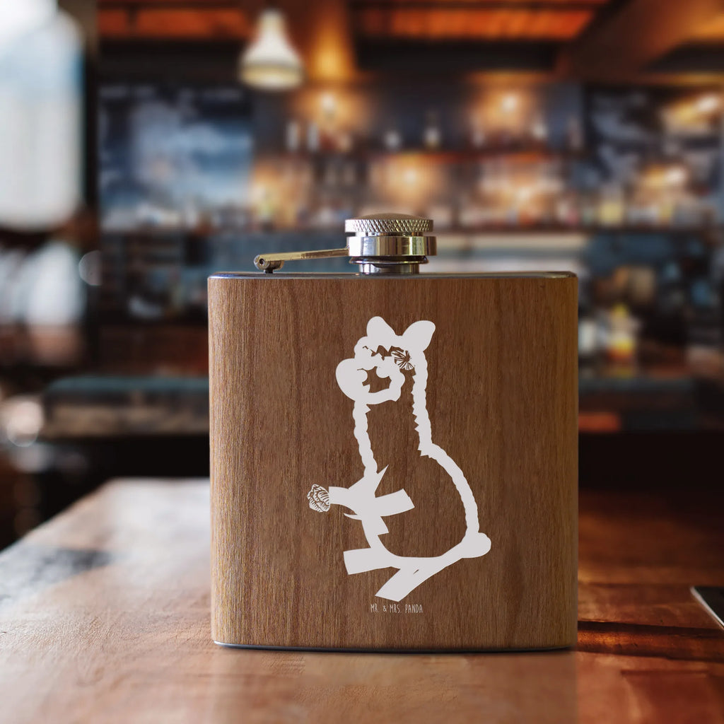 Hipflask alpaca flower alpaca, llama, pako, camel, Peru, animal, favourite animal, llamas, flower, Alpaca