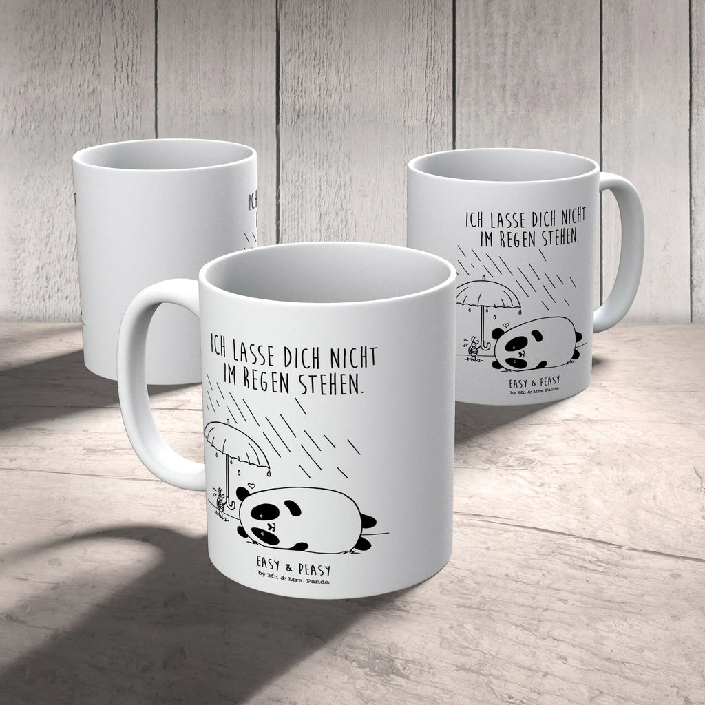 Tasse Easy & Peasy Freundschaft Tasse, Keramiktasse, Kaffeetasse, Bürotasse, Tasse mit Motiven, Tasse mit Zitaten, Teetasse, Porzellantasse, Geschenktasse
