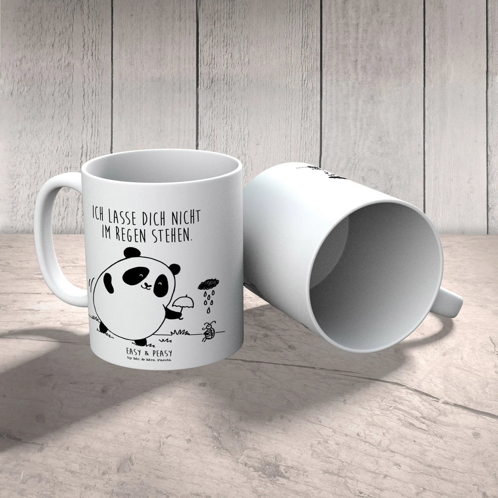 Tasse Easy & Peasy Zusammenhalt Bürotasse, Geschenktasse, Keramiktasse, Tasse mit Motiven, Teetasse, Tasse, Porzellantasse, Kaffeetasse, Tasse mit Zitaten