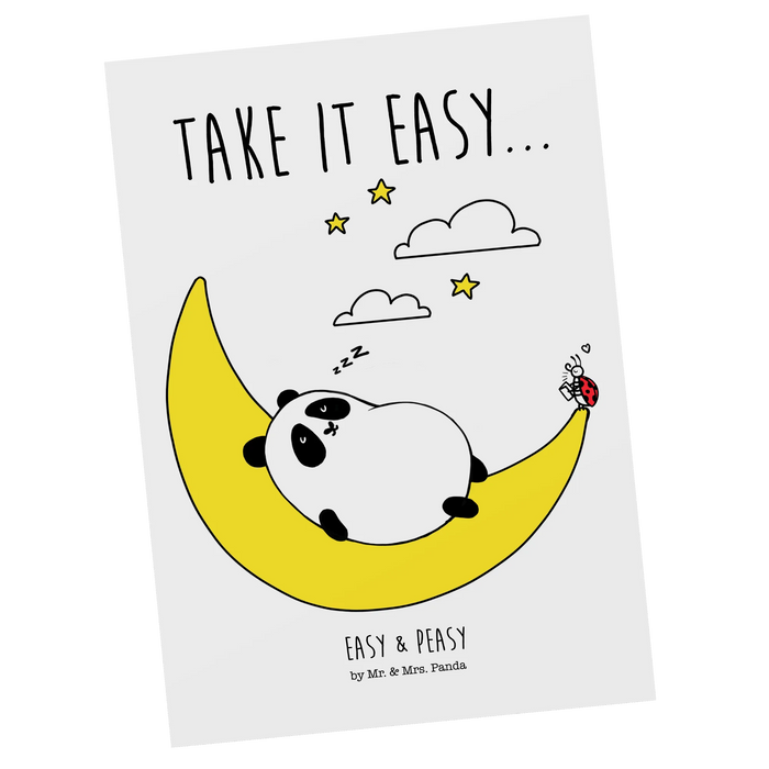 Postcard Panda Easy