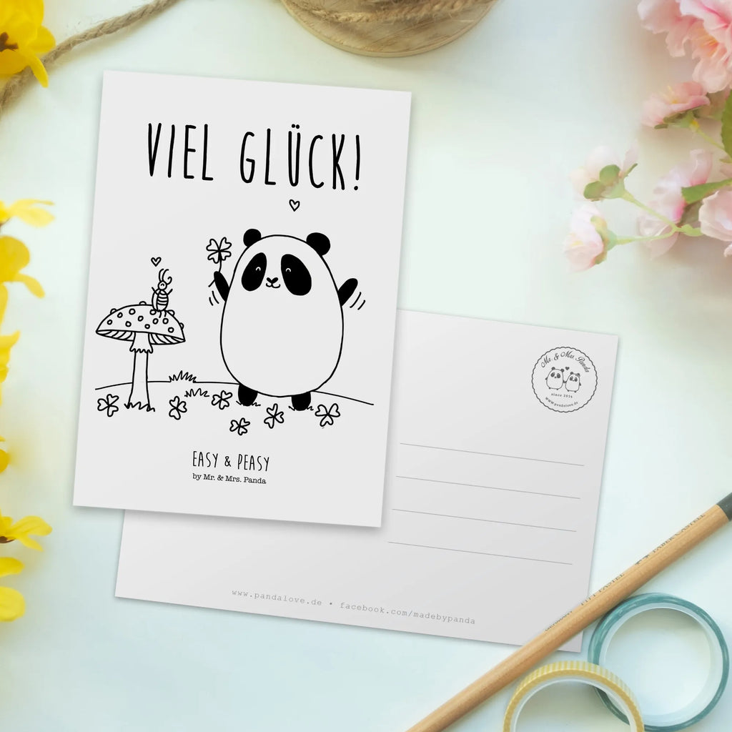 Postcard Panda Happiness card, gift card, postcards, invitation, gift, invitation card, letter, Postcard, paper