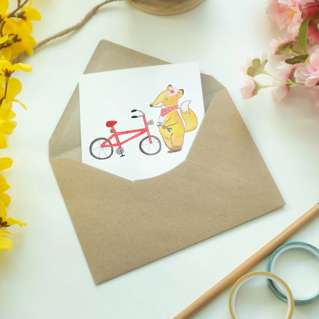 Greetings card Bicycle Mechatronic Technician Heart invitation card, wedding card, greeting card, folding card, birthday card, gift, gift idea, best, farewell gift, passing exam, anniversary, retirement, promotion, job start, sayings, funny, profession