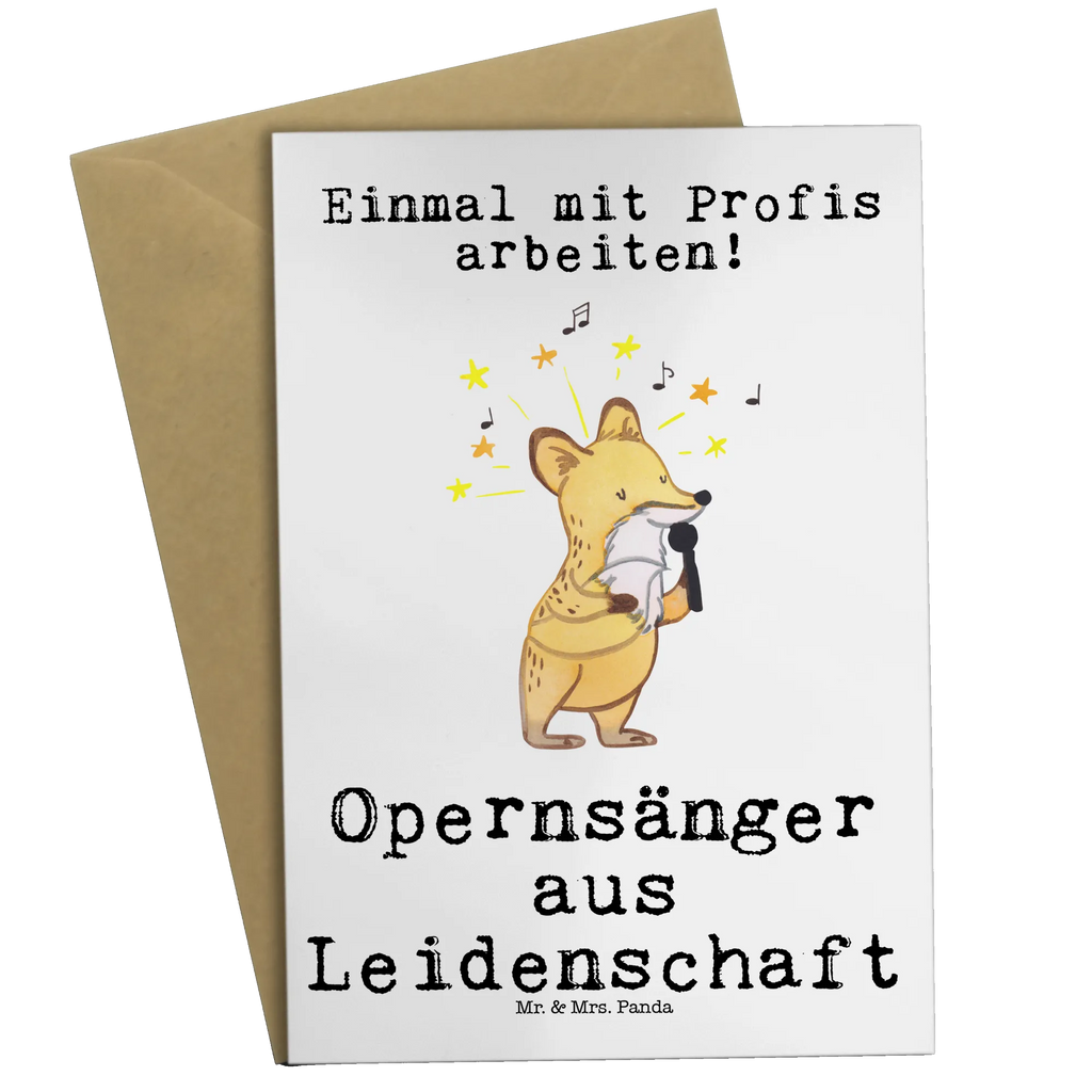 Greetings card Opera singer Passion invitation card, greeting card, folding card, wedding card, birthday card, gift, gift idea, best, farewell gift, passing exam, anniversary, retirement, promotion, job start, sayings, funny, profession