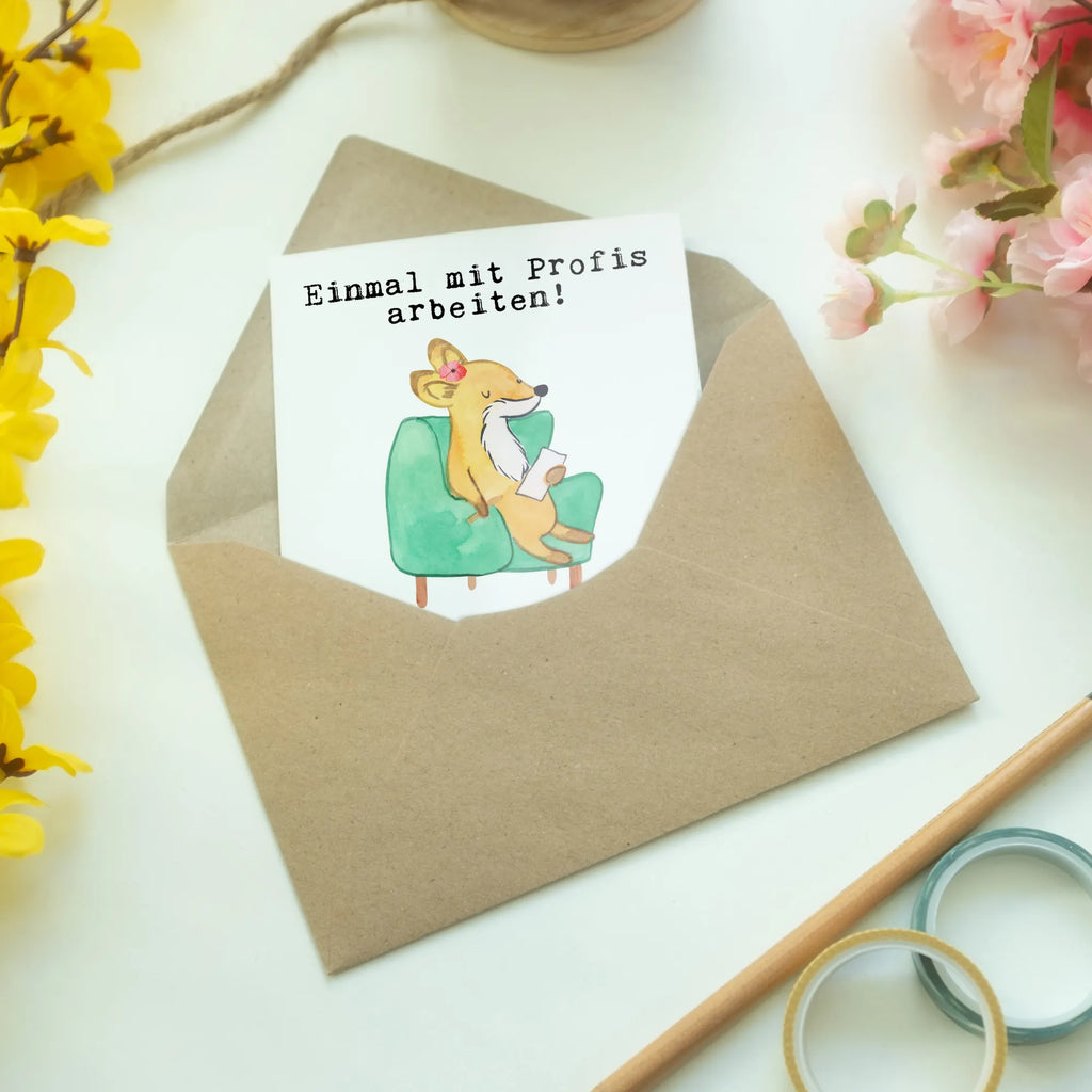 Greetings card therapist Passion birthday card, folding card, greeting card, wedding card, invitation card, gift, gift idea, best, farewell gift, passing exam, anniversary, retirement, promotion, job start, sayings, funny, profession