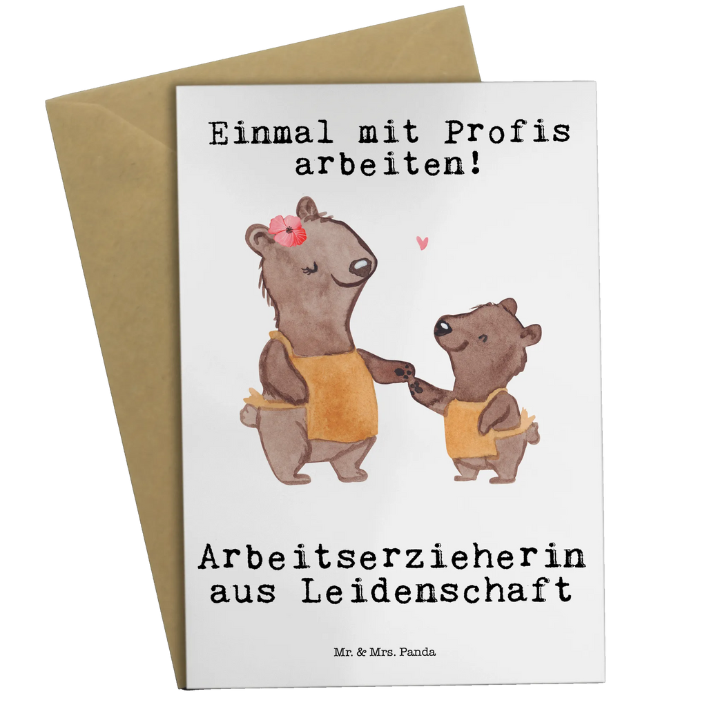 Grußkarte Arbeitserzieherin aus Leidenschaft Motivkarte, abiturkarte, weihnachtskarten, Glückwunschkarte, babykarte, vatertagskarte, Klappkarte, osterkarte, spruchkarte, Grußkarte, hochzeitskarten, genesungskarte, dankeskarten, valentinstagskarte, firmungskarte, kommunionskarte, glückwunschkarten, osterkarten, Grußkarten, jubiläumskarte, einladungskarten, neujahrskarte, Beileidskarte, Geschenk, Schenken, Jubiläum, Danke, Dankeschön, Beruf, Ausbildung, Abschied, Rente, Kollege, Kollegin, Arbeitskollege, Mitarbeiter, Firma, Studium, Arbeitspädagogin, Arbeitserzieherin