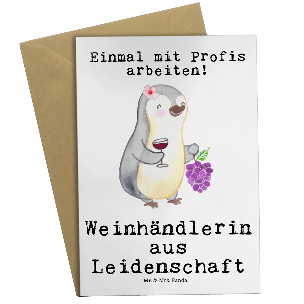 Greetings card Wine Merchant Passion wedding card, greeting card, folding card, birthday card, invitation card, gift, gift idea, best, farewell gift, passing exam, anniversary, retirement, promotion, job start, sayings, funny, profession