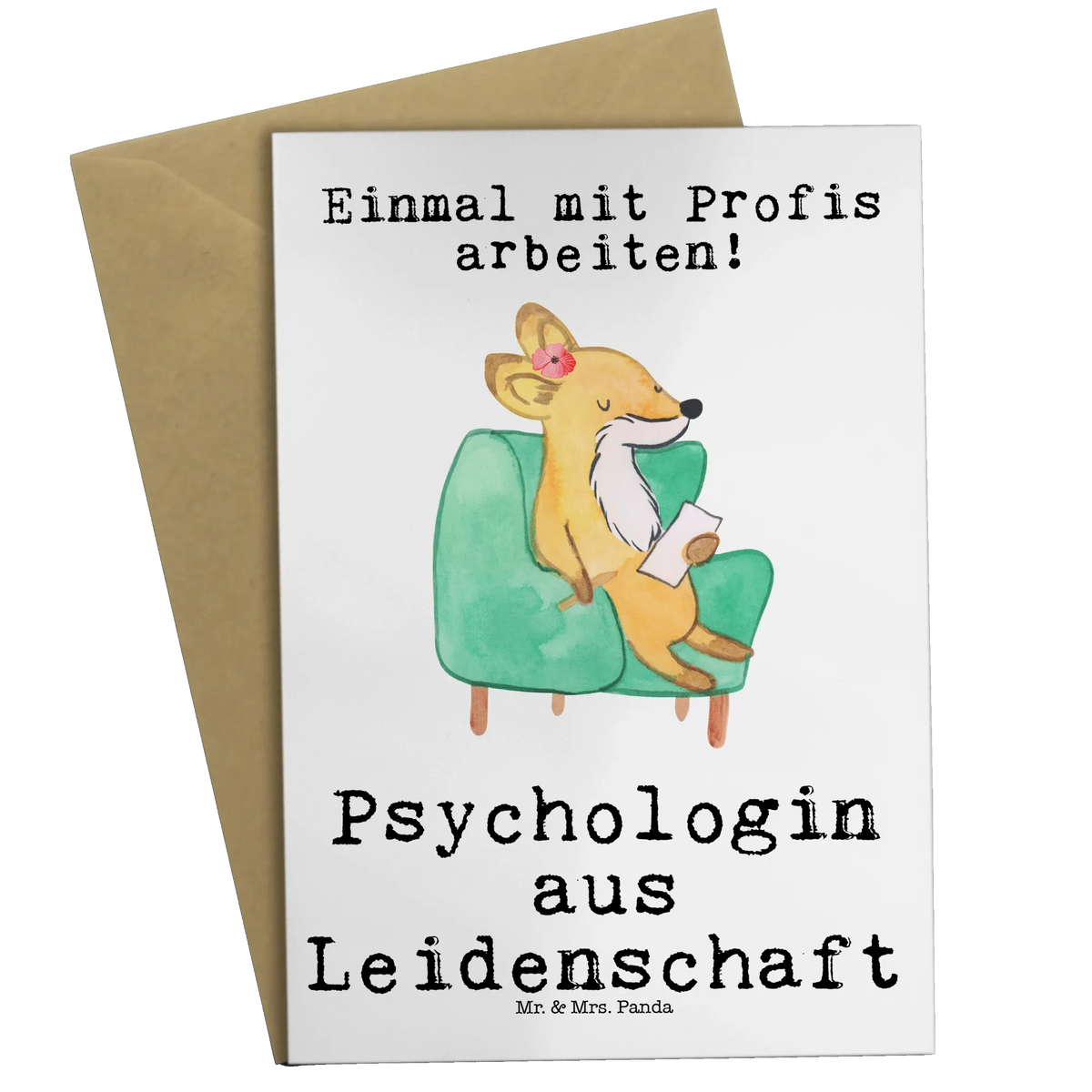 Greetings card Psychologist Passion gift, sayings, gift idea, best, farewell gift, passing exam, anniversary, retirement, promotion, job start, profession