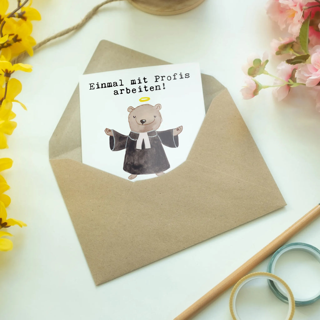 Greetings card Pastor Passion greeting card, wedding card, invitation card, birthday card, folding card, gift, gift idea, best, farewell gift, passing exam, anniversary, retirement, promotion, job start, sayings, funny, profession