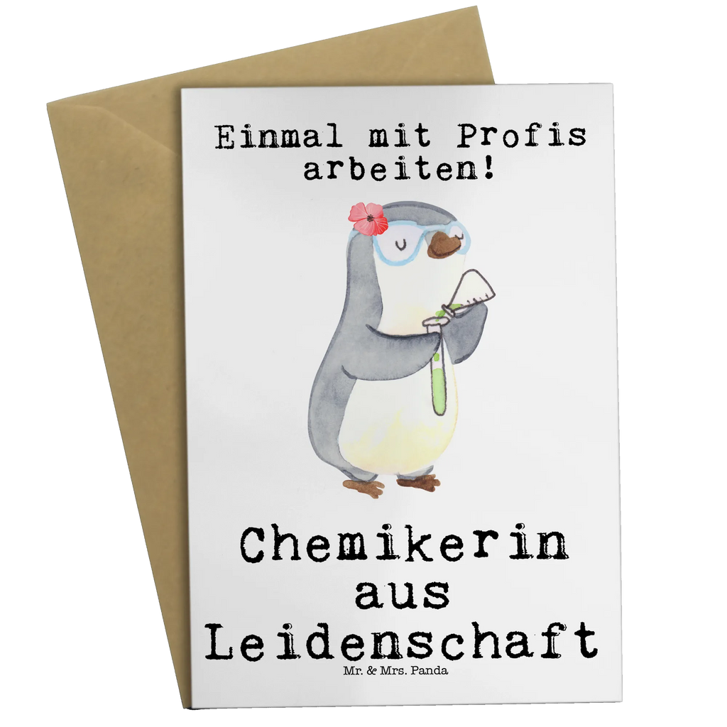 Kartka okolicznościowa chemiczka Pasja Zawód, Wykształcenie, Jubileusz, Pożegnanie, Emerytura, Kolega, Koleżanka, Prezent, Dawać, Pracownik, Współpracownik, Firma, Dziękuję, Dziękuję bardzo