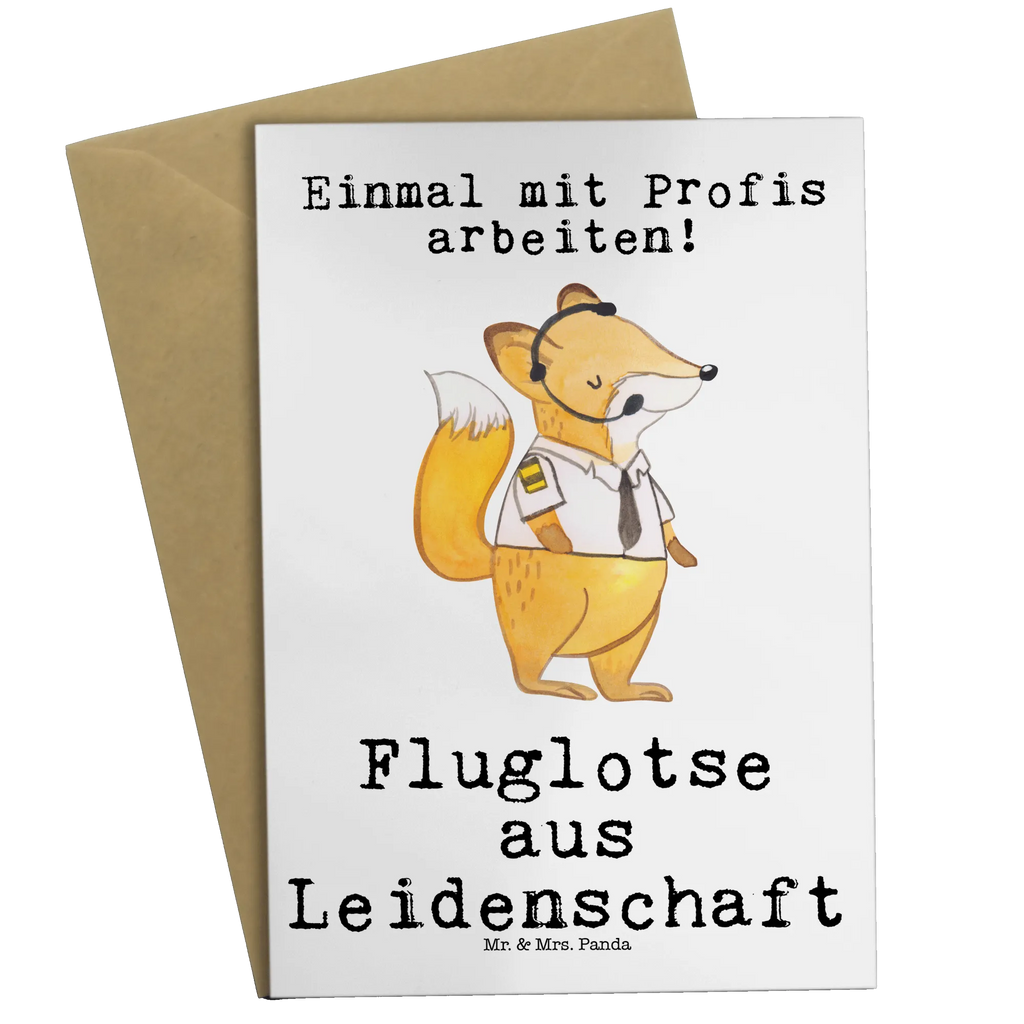 Greetings card Air Traffic Controller Passion greeting card, birthday card, wedding card, invitation card, folding card, gift, gift idea, best, farewell gift, passing exam, anniversary, retirement, promotion, job start, sayings, funny, profession