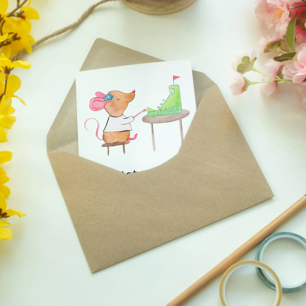 Greetings card cashier heart Klappkarte, Karte, Grußkarte, Glückwunschkarte, Hochzeitskarte, Einladungskarte, Ansichtskarten, Geburtstagskarte, Beruf, Ausbildung, Jubiläum, Abschied, Rente, Kollege, Kollegin, Geschenk, Schenken, Arbeitskollege, Mitarbeiter, Firma, Danke, Dankeschön, Kassenwartin, Kassiererin, Mitarbeiterin Kasse