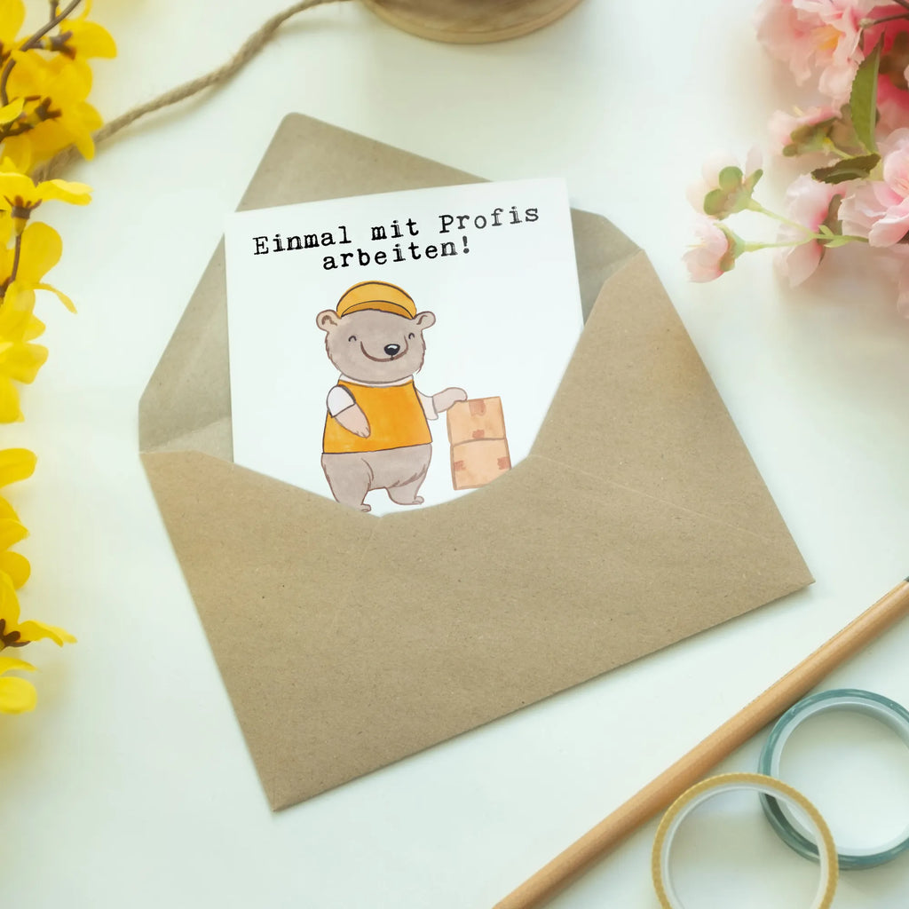 Greetings card Furniture Packer Passion folding card, birthday card, invitation card, wedding card, greeting card, gift, gift idea, best, farewell gift, passing exam, anniversary, retirement, promotion, job start, sayings, funny, profession