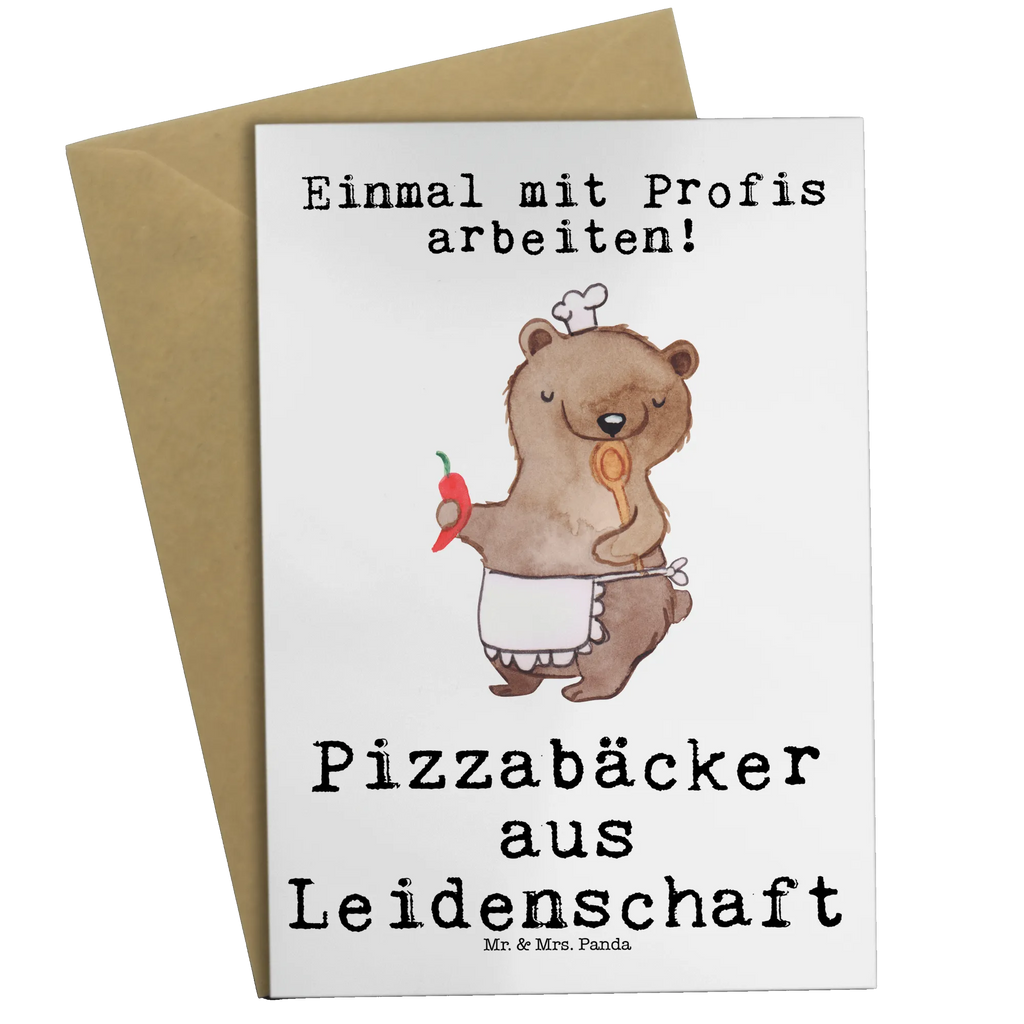 Greetings card Pizza Baker Passion invitation card, birthday card, greeting card, wedding card, folding card, gift, gift idea, best, farewell gift, passing exam, anniversary, retirement, promotion, job start, sayings, funny, profession