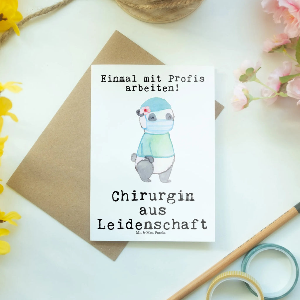 Grußkarte Chirurgin aus Leidenschaft Einladungskarte, Klappkarte, Hochzeitskarte, Ansichtskarten, Geburtstagskarte, Glückwunschkarte, Grußkarte, Karte, Beruf, Ausbildung, Jubiläum, Abschied, Rente, Kollege, Kollegin, Geschenk, Schenken, Arbeitskollege, Mitarbeiter, Firma, Danke, Dankeschön, Unfallchirurgini, Ärztin, Notfallchirurgin, Krankenhaus, Chirurgin, Medizinerin