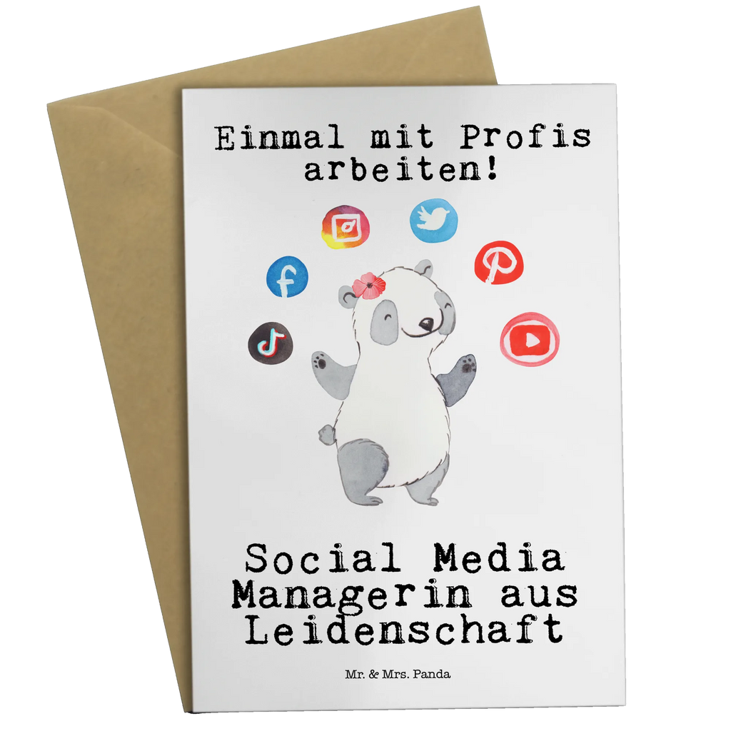 Kartka okolicznościowa Menedżerka mediów społecznościowych pasja Zawód, Wykształcenie, Jubileusz, Pożegnanie, Emerytura, Kolega, Koleżanka, Prezent, Dawać, Pracownik, Współpracownik, Firma, Dziękuję, Dziękuję bardzo