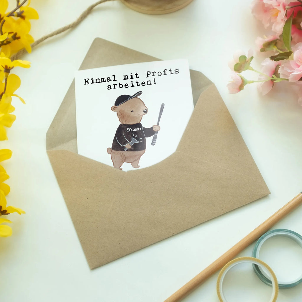 Greetings card Bodyguard Passion wedding card, invitation card, greeting card, birthday card, folding card, gift, gift idea, best, farewell gift, passing exam, anniversary, retirement, promotion, job start, sayings, funny, profession