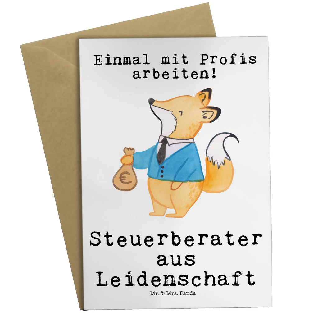 Grußkarte Steuerberater aus Leidenschaft Glückwunschkarte, Karte, Ansichtskarten, Hochzeitskarte, Grußkarte, Klappkarte, Geburtstagskarte, Einladungskarte, Beruf, Ausbildung, Jubiläum, Abschied, Rente, Kollege, Kollegin, Geschenk, Schenken, Arbeitskollege, Mitarbeiter, Firma, Danke, Dankeschön