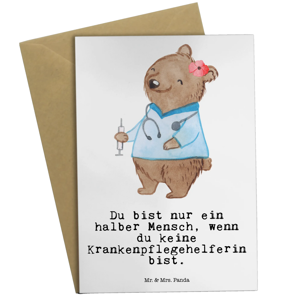 Greetings card nursing assistant heart greeting card, wedding card, birthday card, invitation card, folding card, gift, gift idea, best, farewell gift, passing exam, anniversary, retirement, promotion, job start, sayings, funny, profession