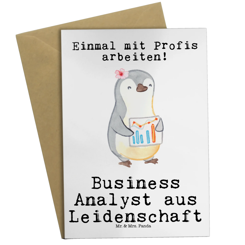 Greetings card Business Analyst passion greeting card, wedding card, folding card, birthday card, invitation card, gift, gift idea, best, farewell gift, passing exam, anniversary, retirement, promotion, job start, sayings, funny, profession