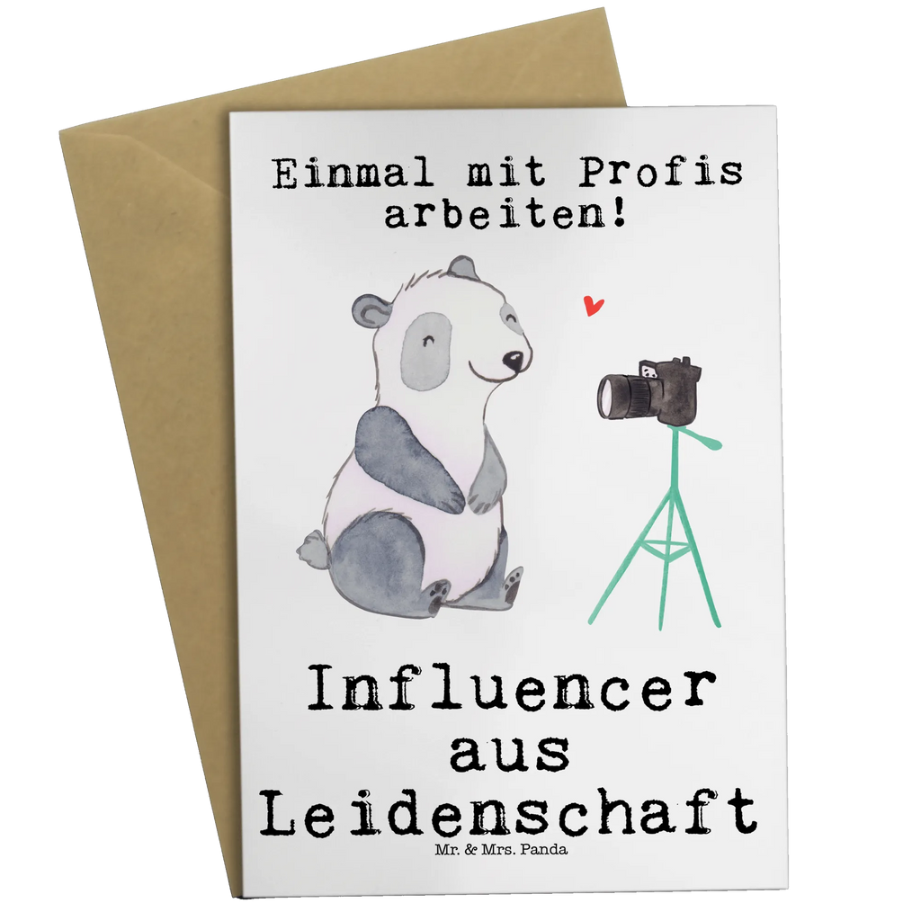 Greetings card Influencer passion birthday card, wedding card, greeting card, folding card, invitation card, gift, gift idea, best, farewell gift, passing exam, anniversary, retirement, promotion, job start, sayings, funny, profession