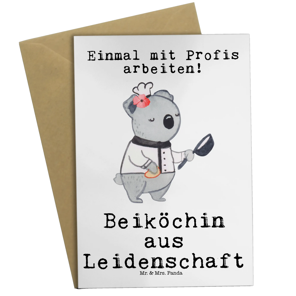 Greetings card assistant cook Passion greeting card, invitation card, birthday card, wedding card, folding card, gift, gift idea, best, farewell gift, passing exam, anniversary, retirement, promotion, job start, sayings, funny, profession