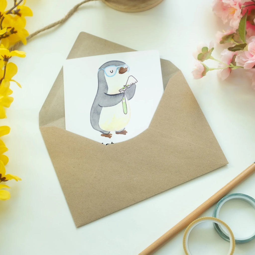 Greetings card Chemical Laboratory Technician Heart wedding card, folding card, greeting card, birthday card, invitation card, gift, gift idea, best, farewell gift, passing exam, anniversary, retirement, promotion, job start, sayings, funny, profession