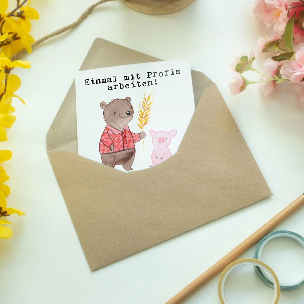 Greetings card Farmer passion folding card, greeting card, wedding card, invitation card, birthday card, gift, gift idea, best, farewell gift, passing exam, anniversary, retirement, promotion, job start, sayings, funny, profession