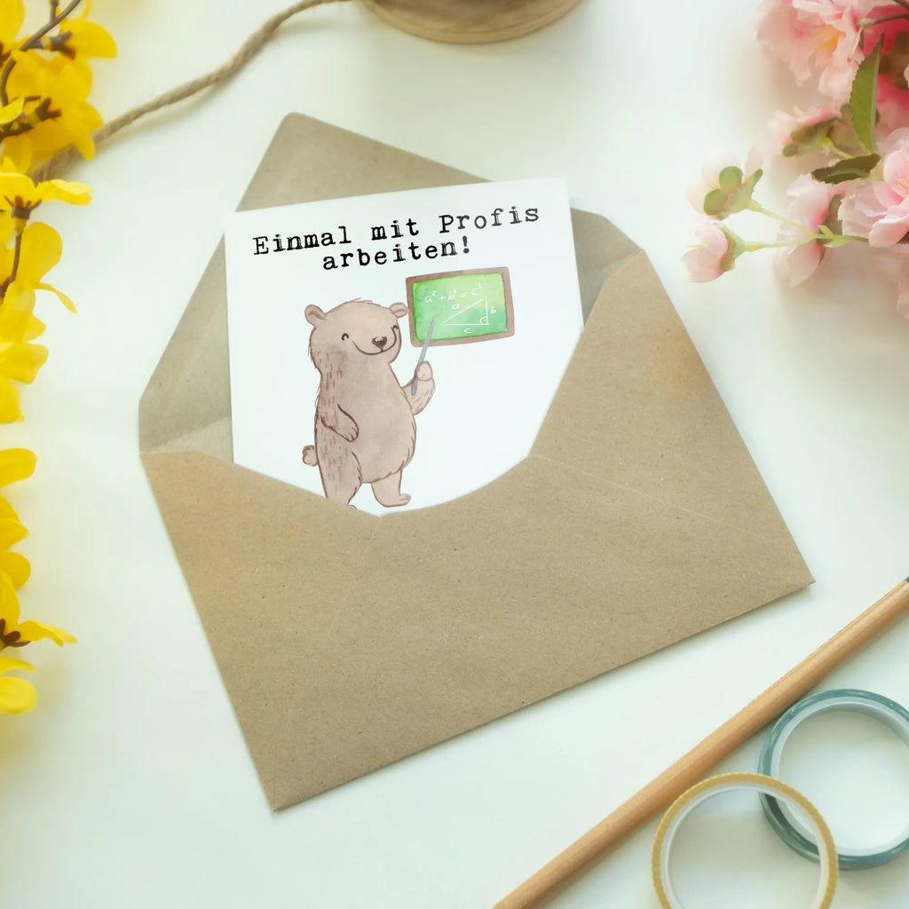 Greetings card Mathematics Teacher Passion birthday card, wedding card, invitation card, greeting card, folding card, gift, gift idea, best, farewell gift, passing exam, anniversary, retirement, promotion, job start, sayings, funny, profession