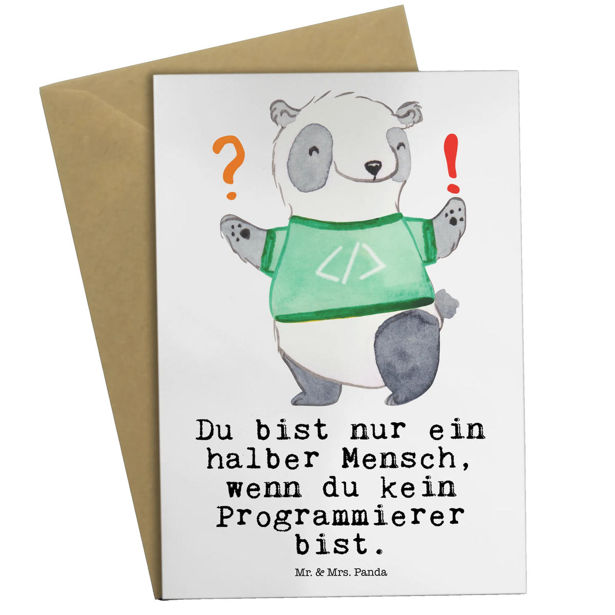 Grußkarte Programmierer Herz