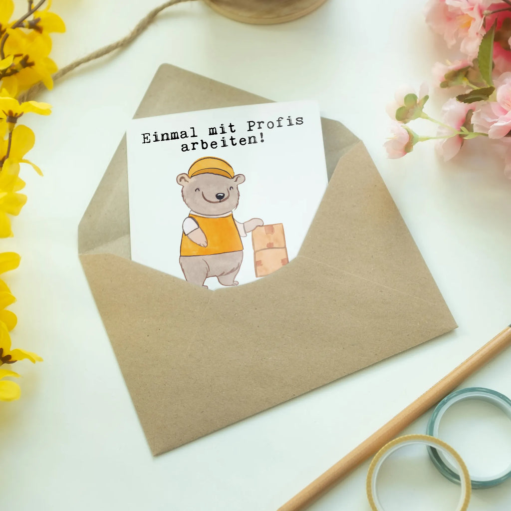 Greetings card Warehouse Specialist Passion wedding card, birthday card, folding card, invitation card, greeting card, gift, gift idea, best, farewell gift, passing exam, anniversary, retirement, promotion, job start, sayings, funny, profession