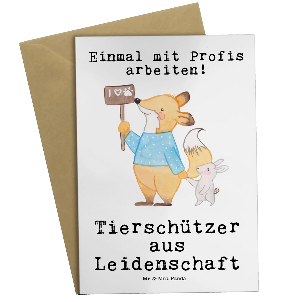 Kartka okolicznościowa Obrońca zwierząt Pasja Zawód, Wykształcenie, Jubileusz, Pożegnanie, Emerytura, Kolega, Koleżanka, Prezent, Dawać, Pracownik, Współpracownik, Firma, Dziękuję, Dziękuję bardzo