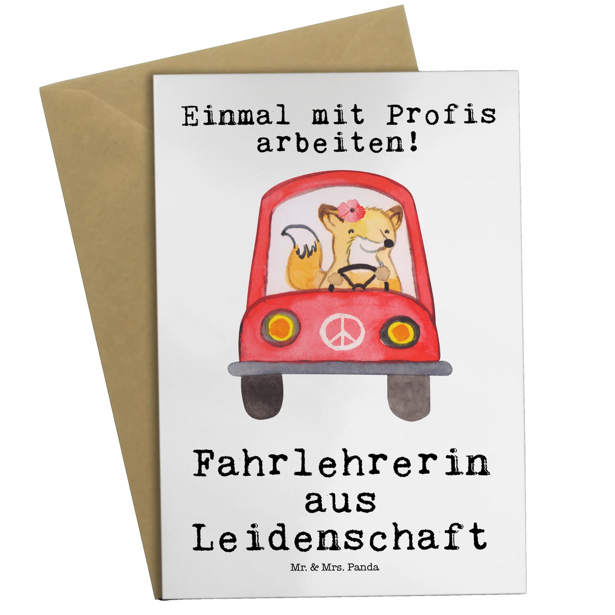 Greetings card Female driving instructor Passion gift, sayings, gift idea, best, farewell gift, passing exam, anniversary, retirement, promotion, job start, profession