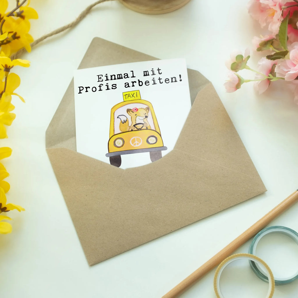 Greetings card Taxi driver Passion wedding card, greeting card, birthday card, folding card, invitation card, gift, gift idea, best, farewell gift, passing exam, anniversary, retirement, promotion, job start, sayings, funny, profession