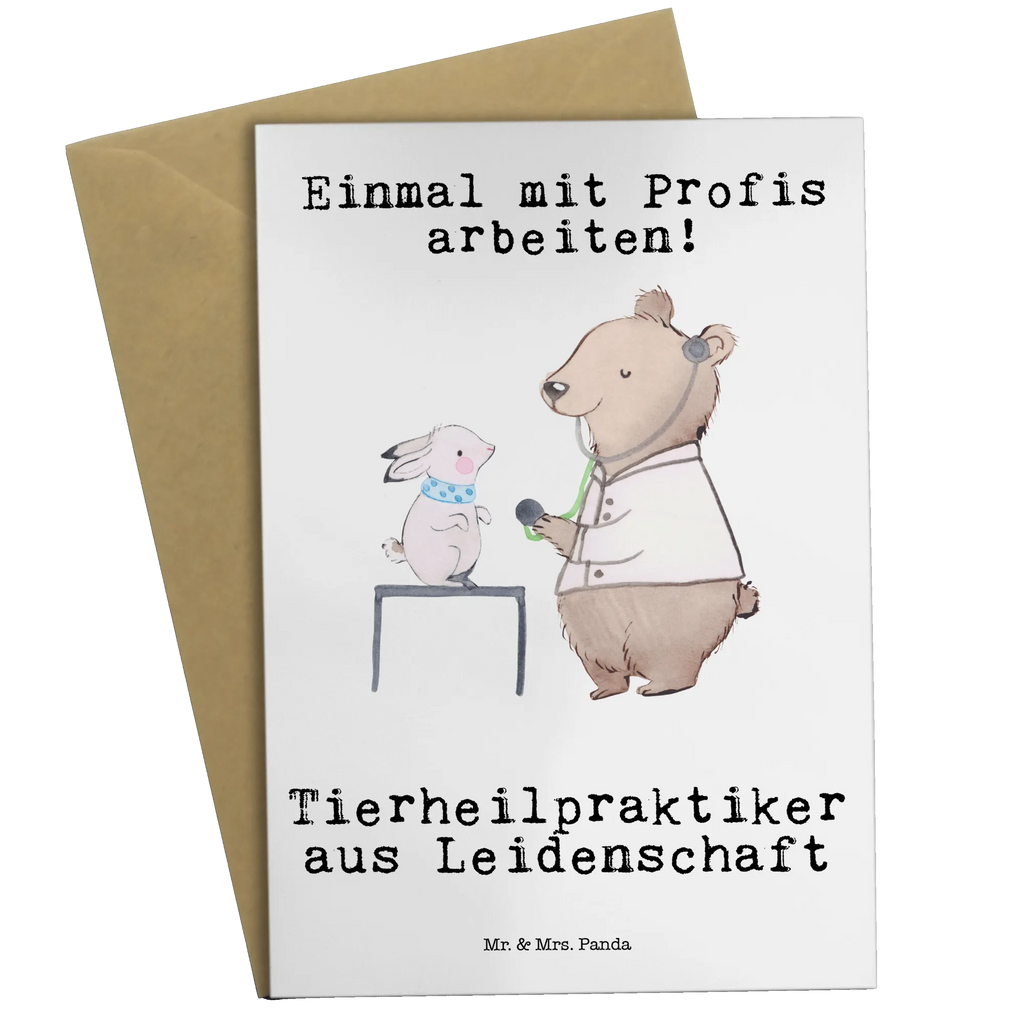 Greetings card Animal Naturopath Passion invitation card, folding card, birthday card, wedding card, greeting card, gift, gift idea, best, farewell gift, passing exam, anniversary, retirement, promotion, job start, sayings, funny, profession