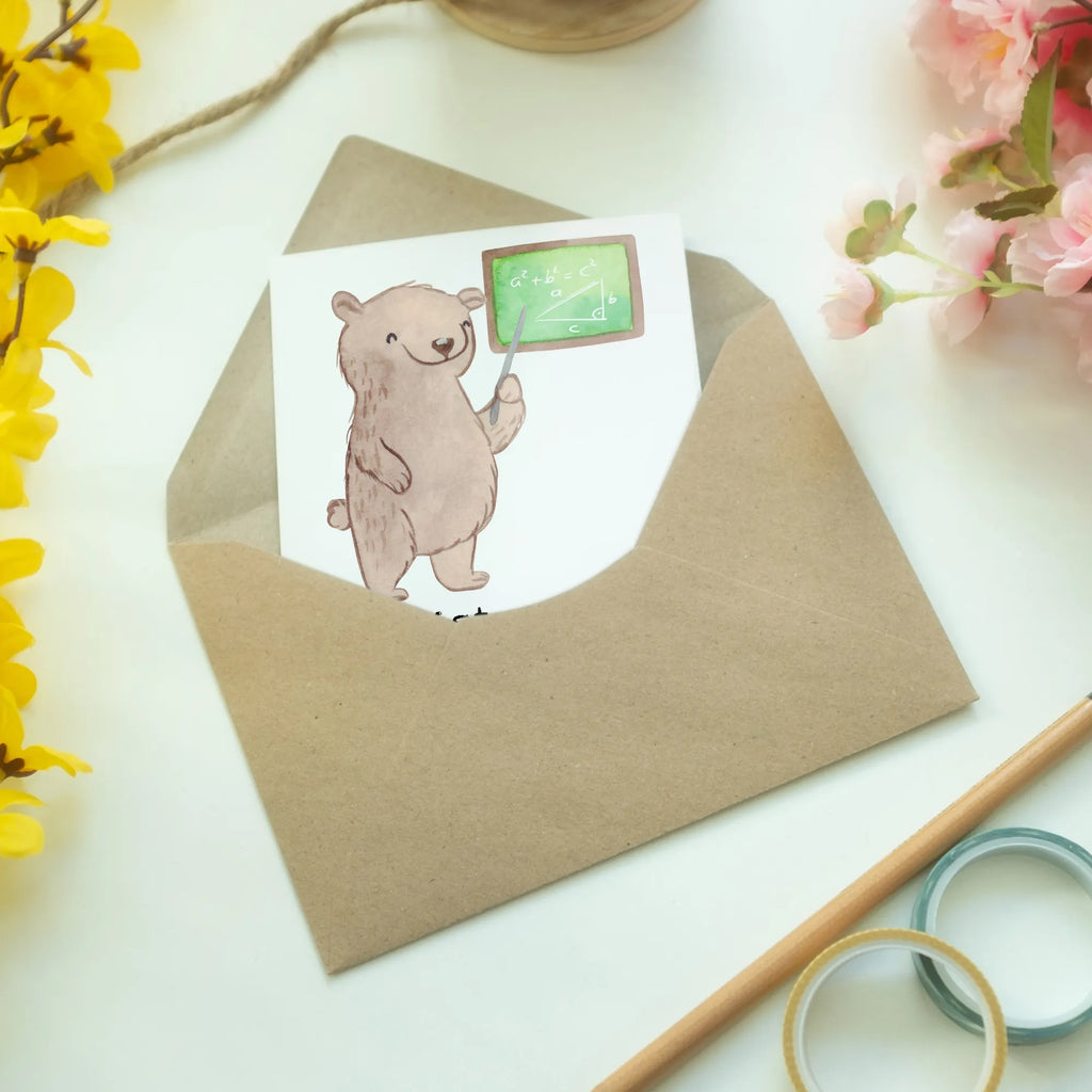 Greetings card mathematician heart greeting card, invitation card, birthday card, folding card, wedding card, gift, gift idea, best, farewell gift, passing exam, anniversary, retirement, promotion, job start, sayings, funny, profession