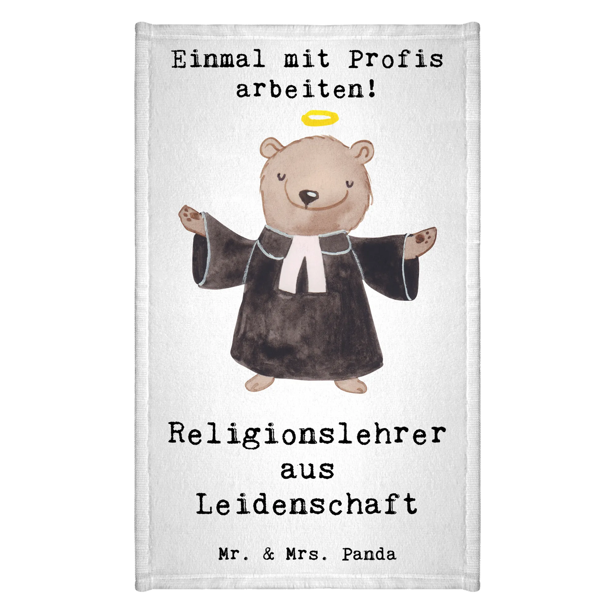 Ręcznik dla gości nauczyciel religii Pasja Zawód, Wykształcenie, Jubileusz, Pożegnanie, Emerytura, Kolega, Koleżanka, Prezent, Dawać, Pracownik, Współpracownik, Firma, Dziękuję, Dziękuję bardzo