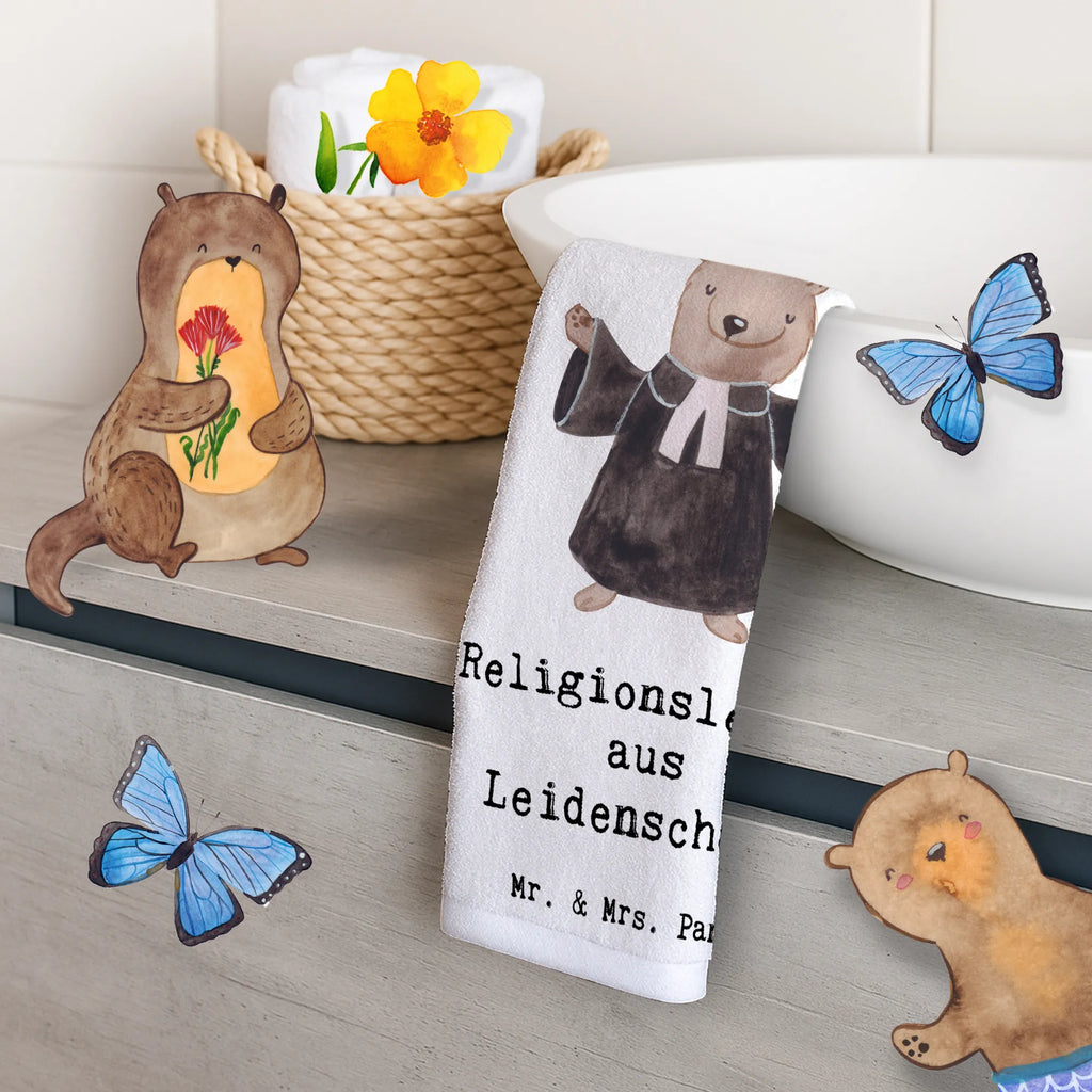 Guest towel Religious Teacher Passion 50 x 30, towel, guest towels, hand towels, Guest towel, gift, gift idea, best, farewell gift, passing exam, anniversary, retirement, promotion, job start, sayings, funny, profession